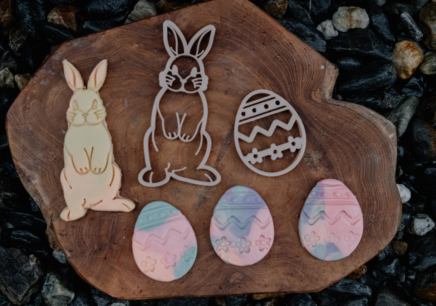 Easter Bunny & Egg Cutter Set