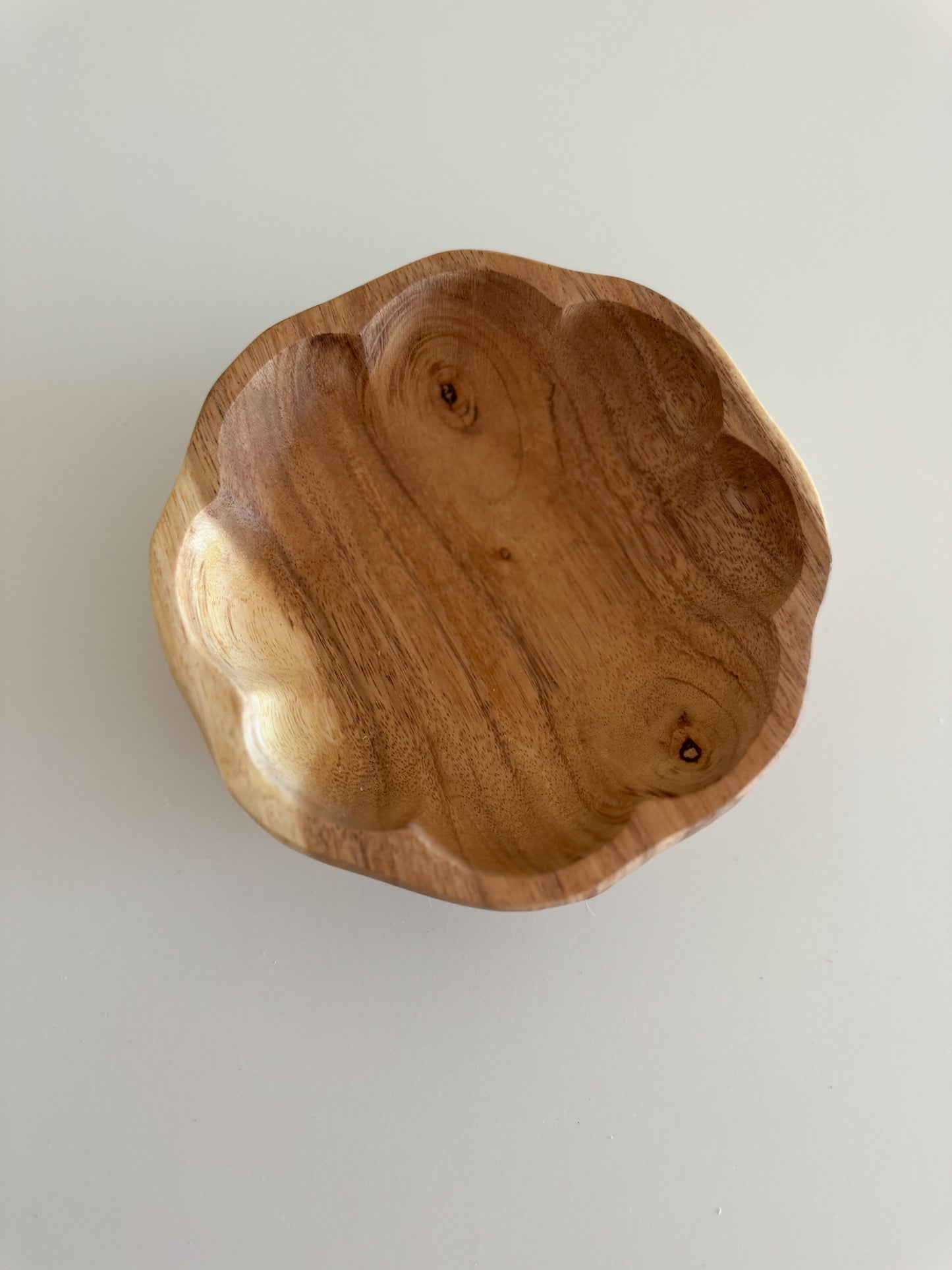 Flower Wooden Bowl