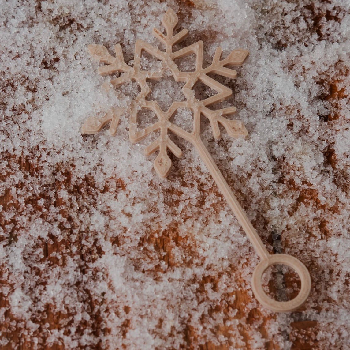 Snowflake Eco Bubble Wand
