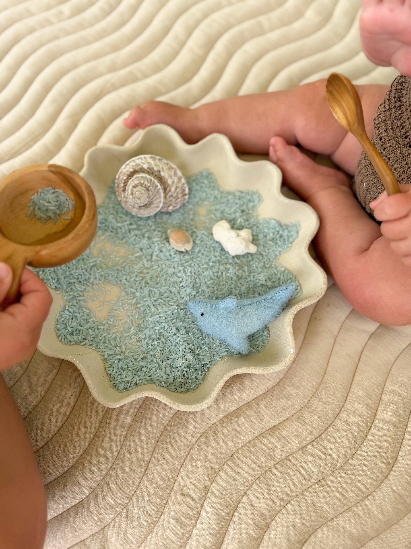 Blue Natural Sensory Rice