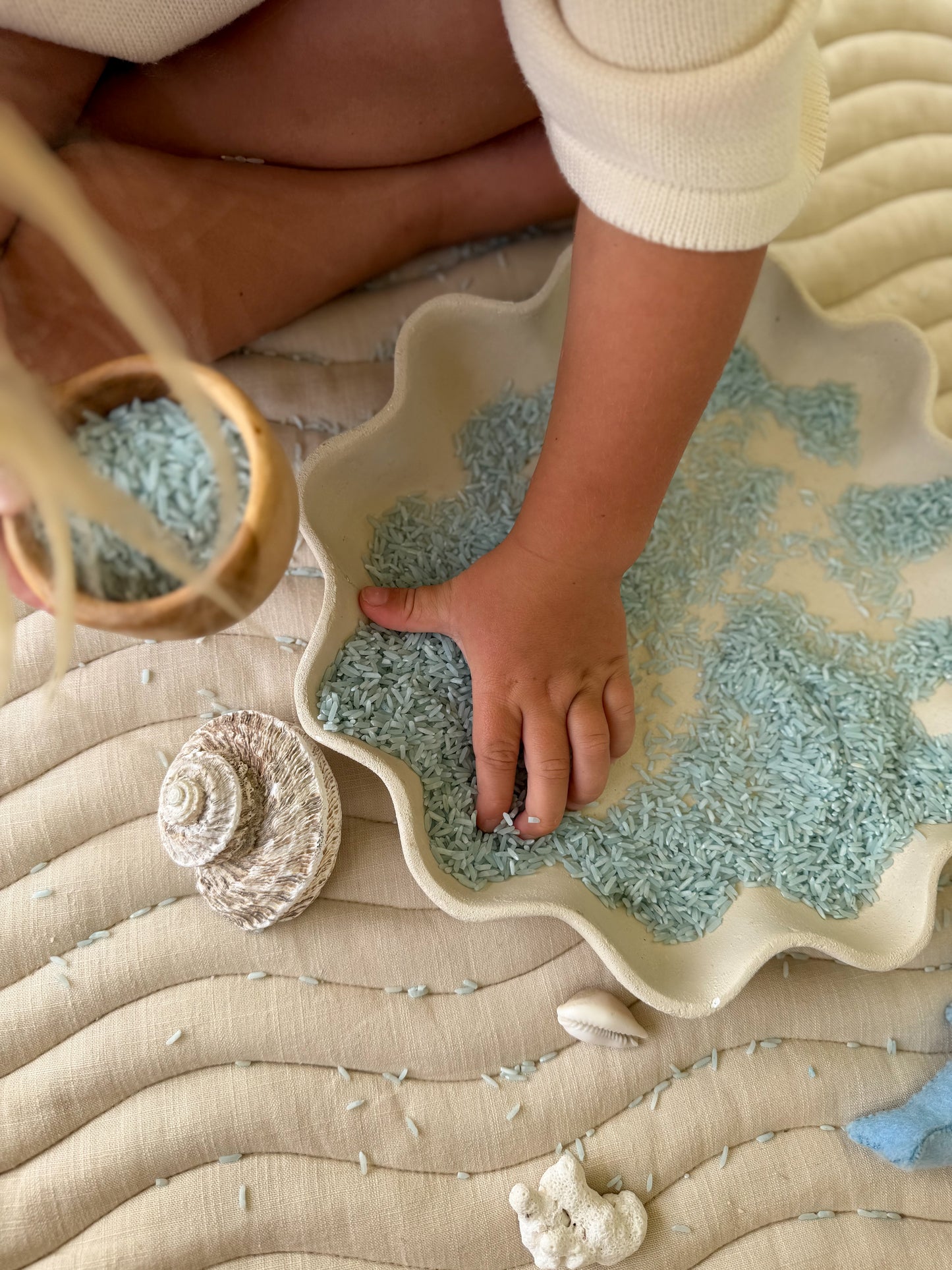 Blue Natural Sensory Rice