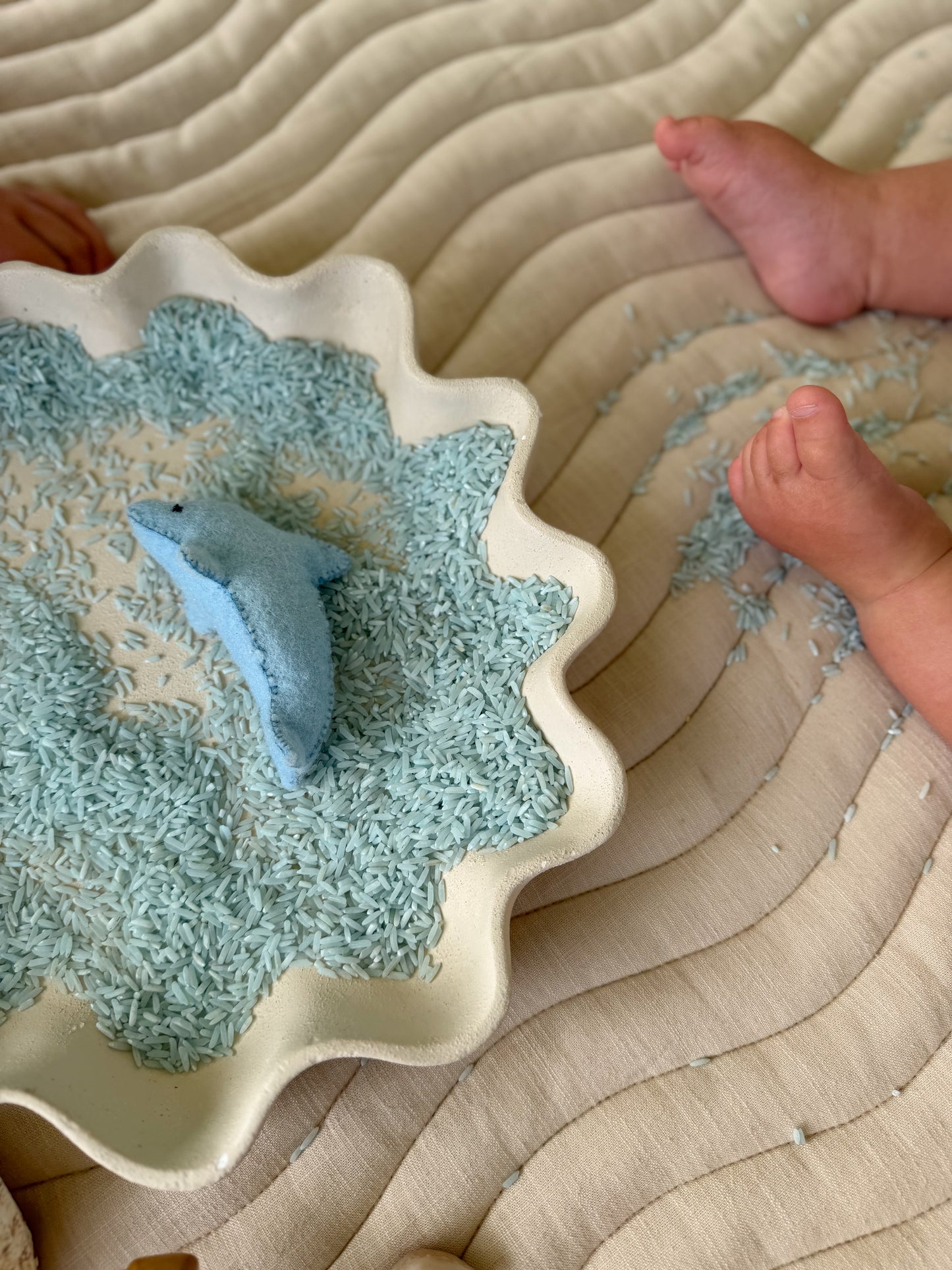 Blue Natural Sensory Rice