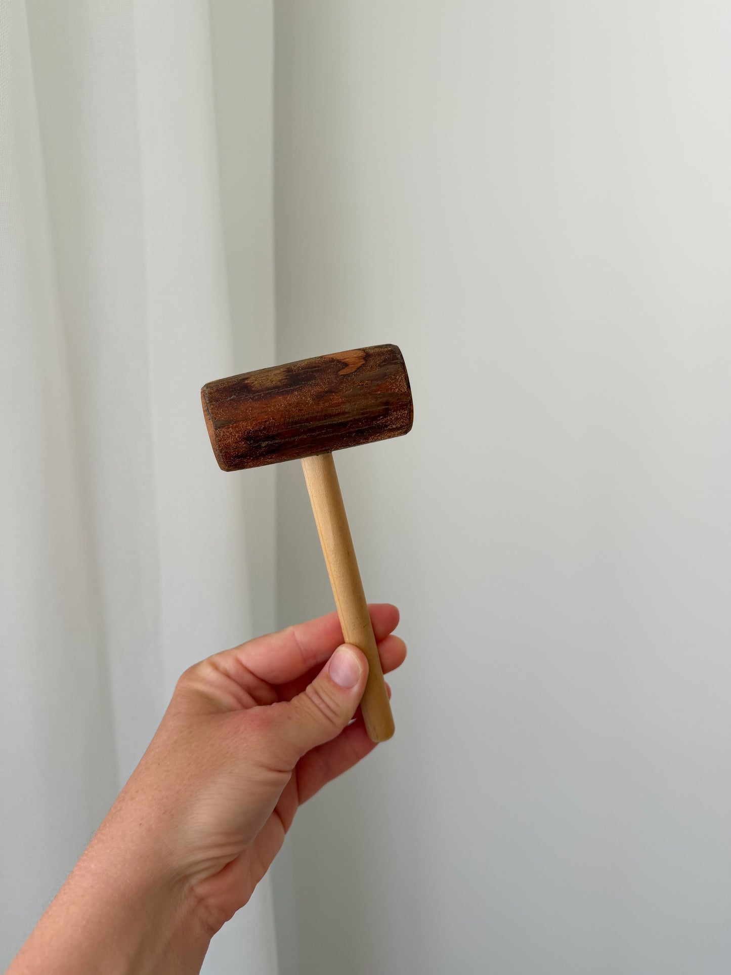 Wooden Log Hammer