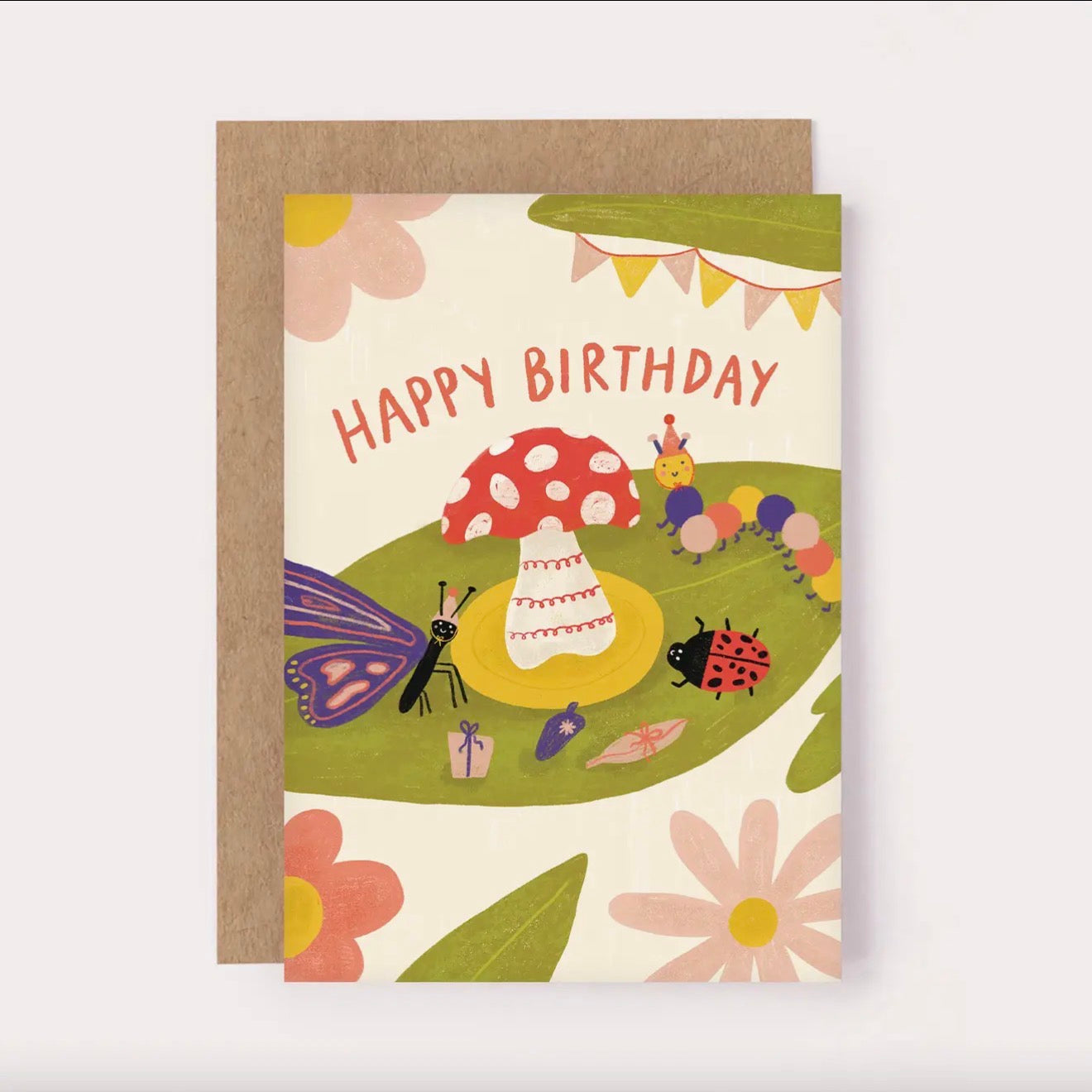 Bug Party Birthday Card