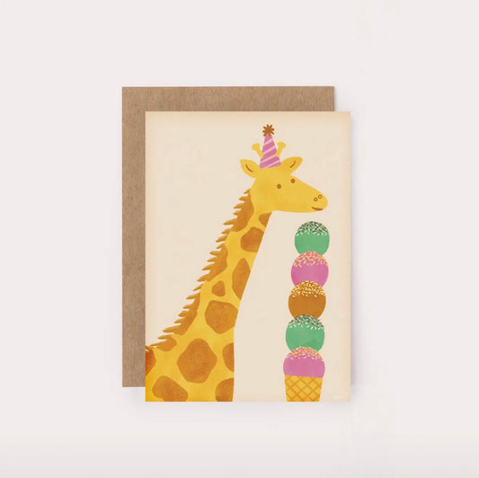 Giraffe Mini Card