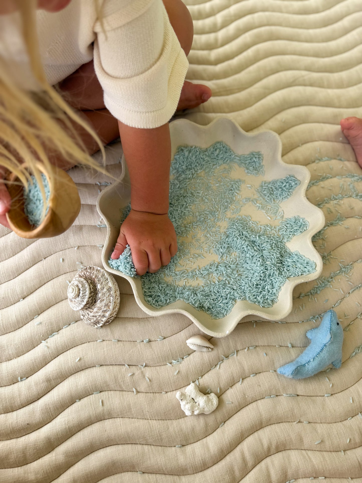 Blue Natural Sensory Rice