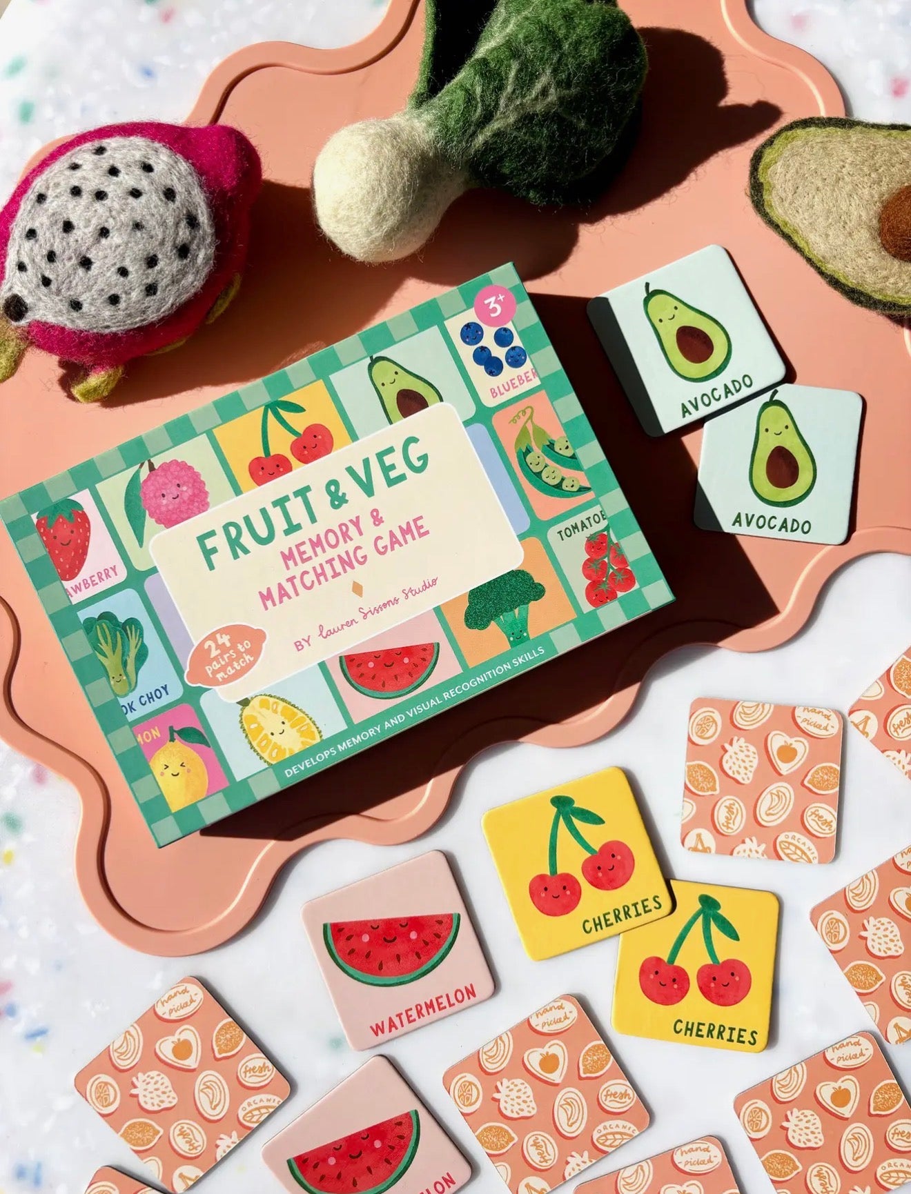 Fruit and Veg Memory & Matching Game