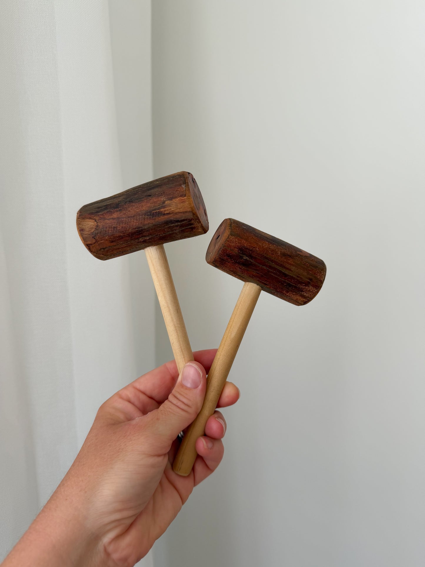 Wooden Log Hammer