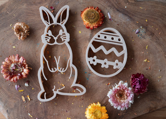 Easter Bunny & Egg Cutter Set