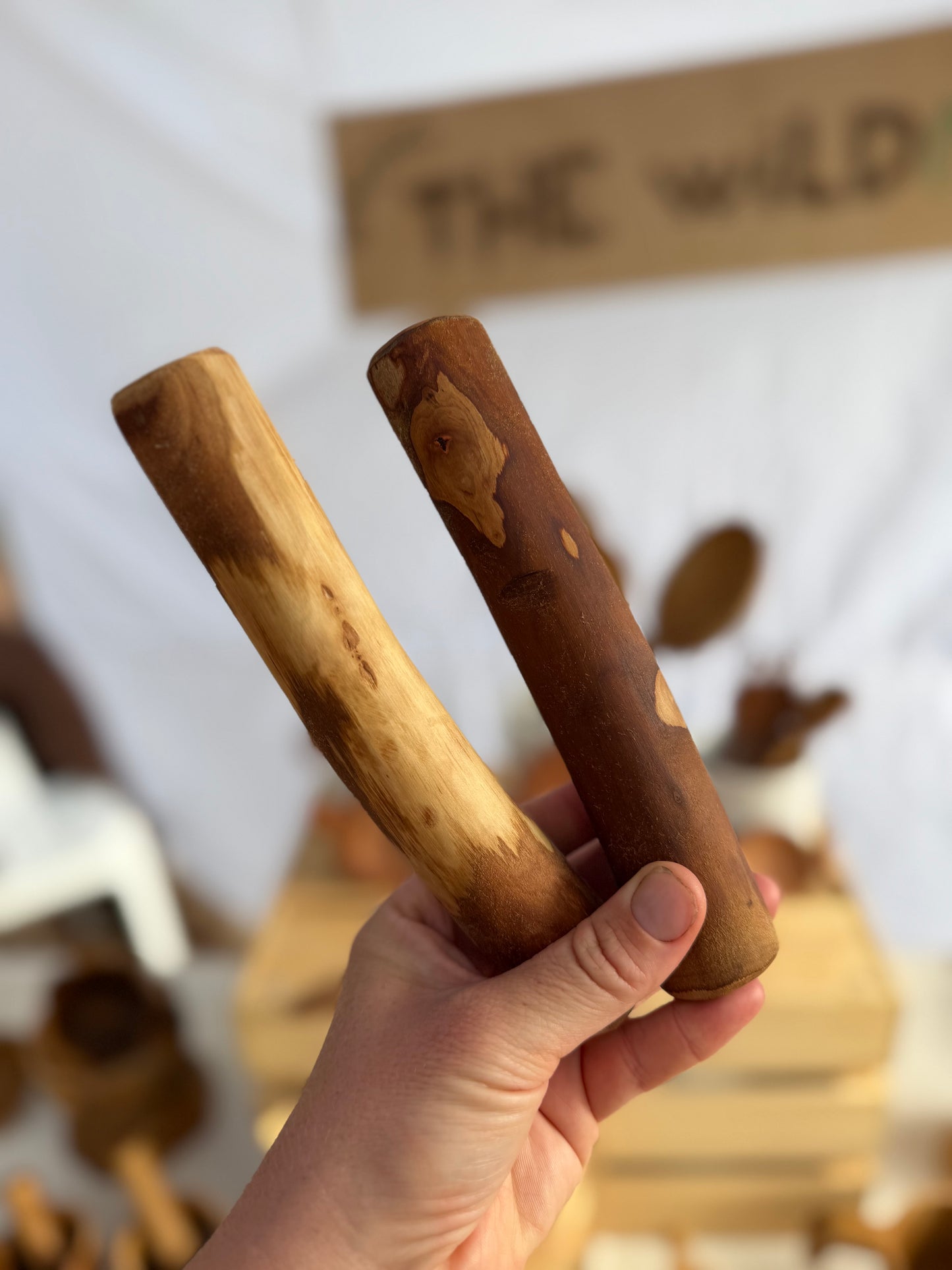 Wooden Playdough Roller
