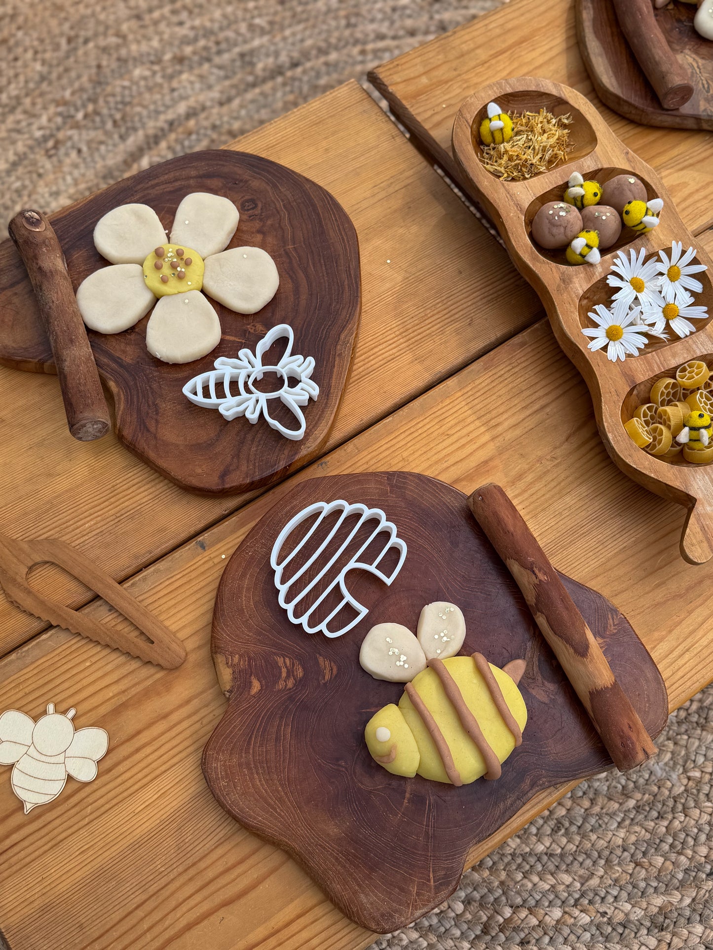 Wooden Playdough Roller