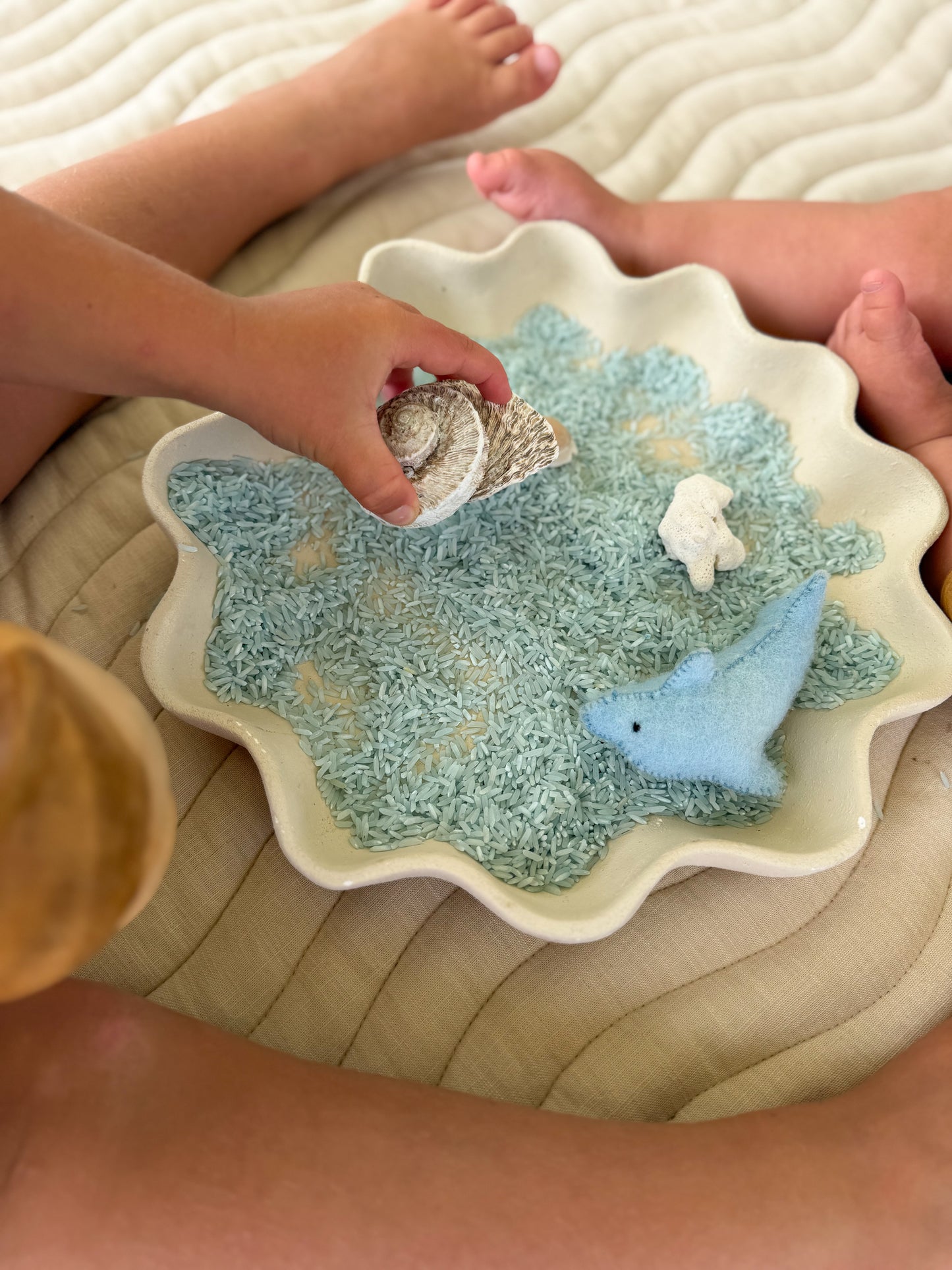 Blue Natural Sensory Rice