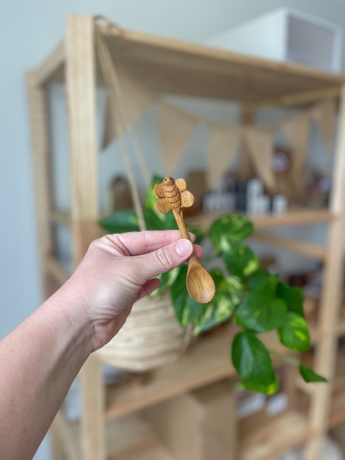 Wooden Butterfly Spoon