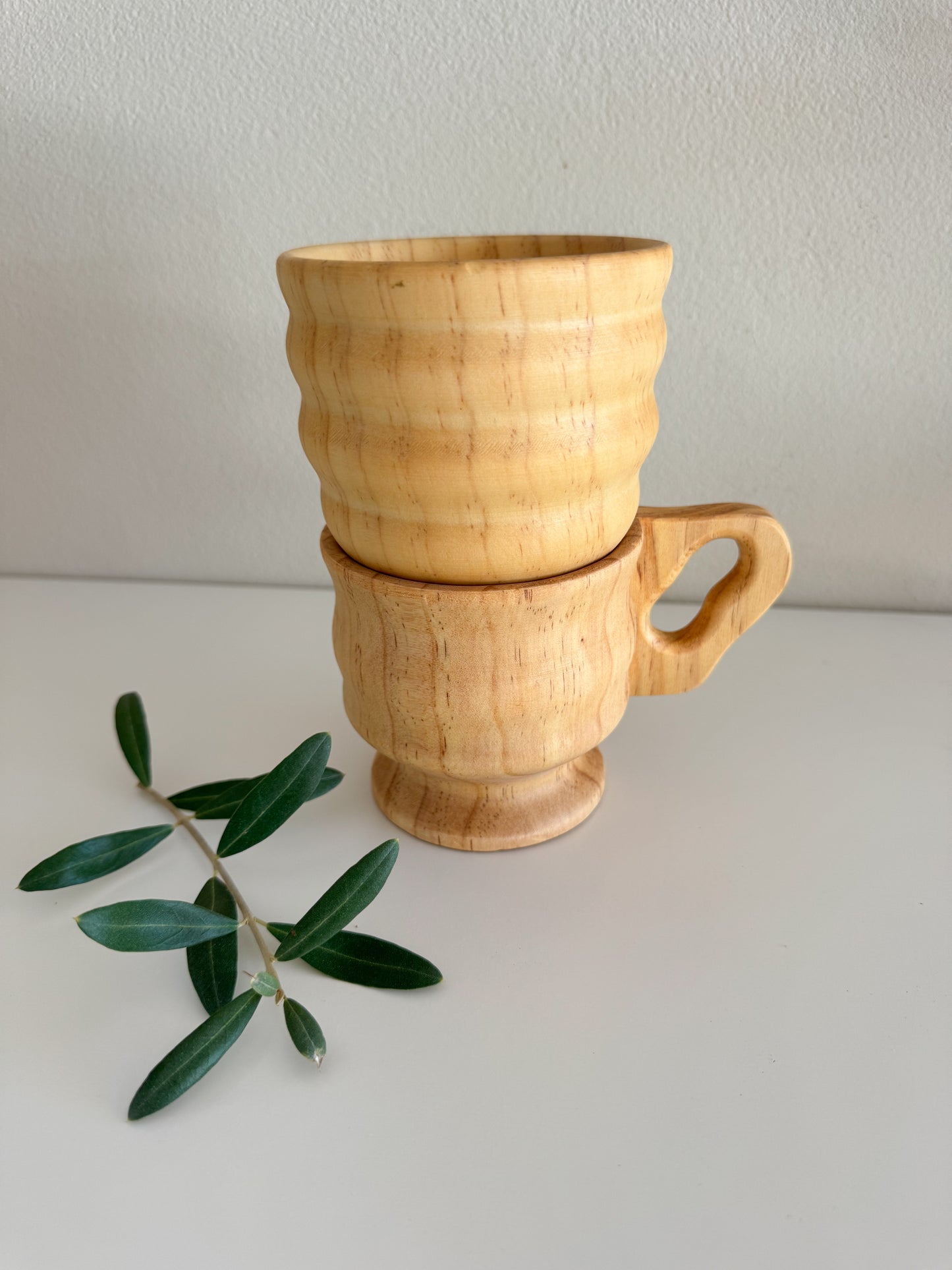Wooden Funnel & Cup Set