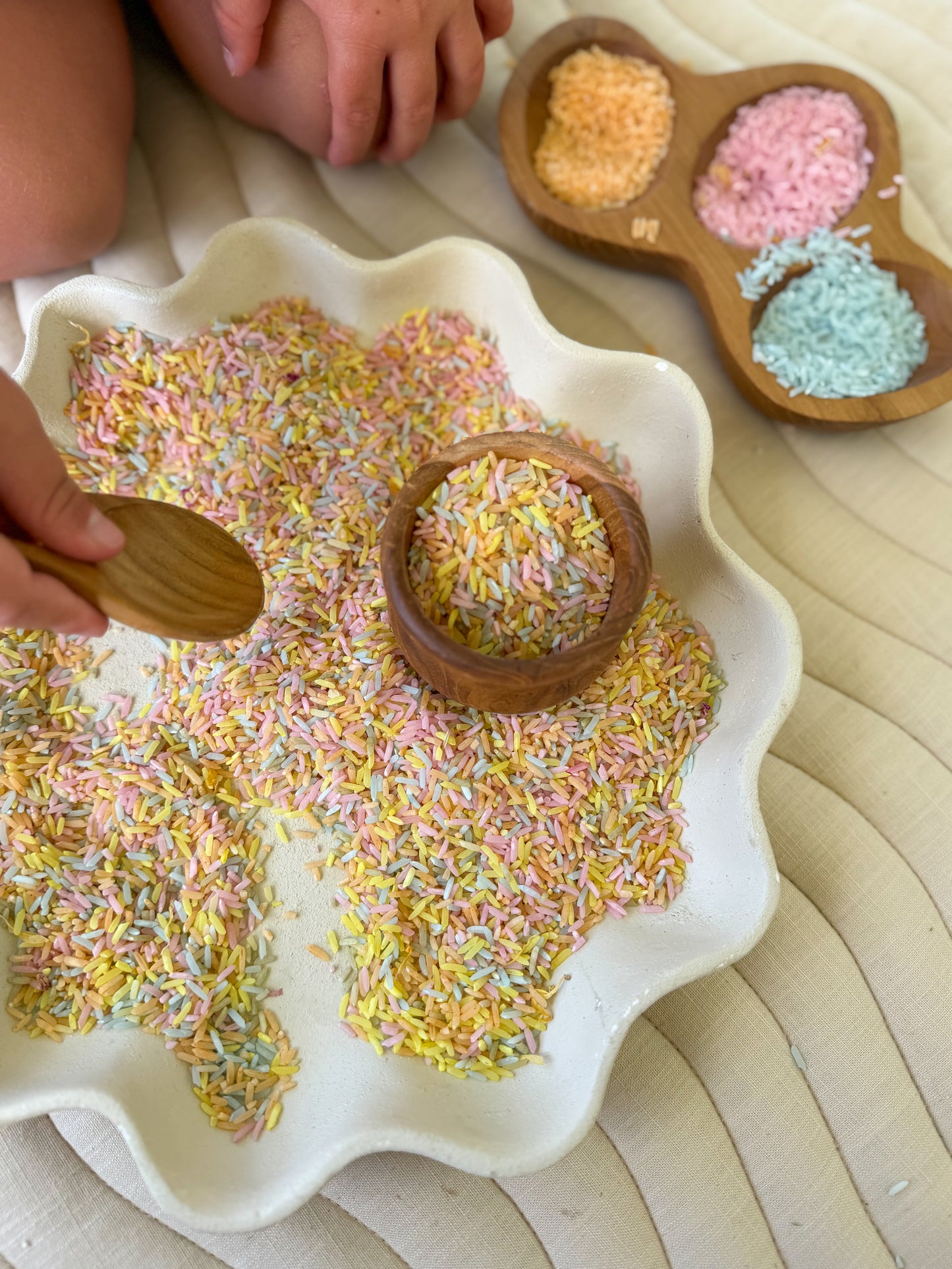 Rainbow Natural Sensory Rice