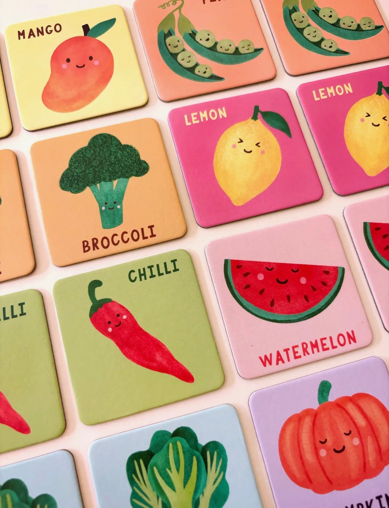 Fruit and Veg Memory & Matching Game