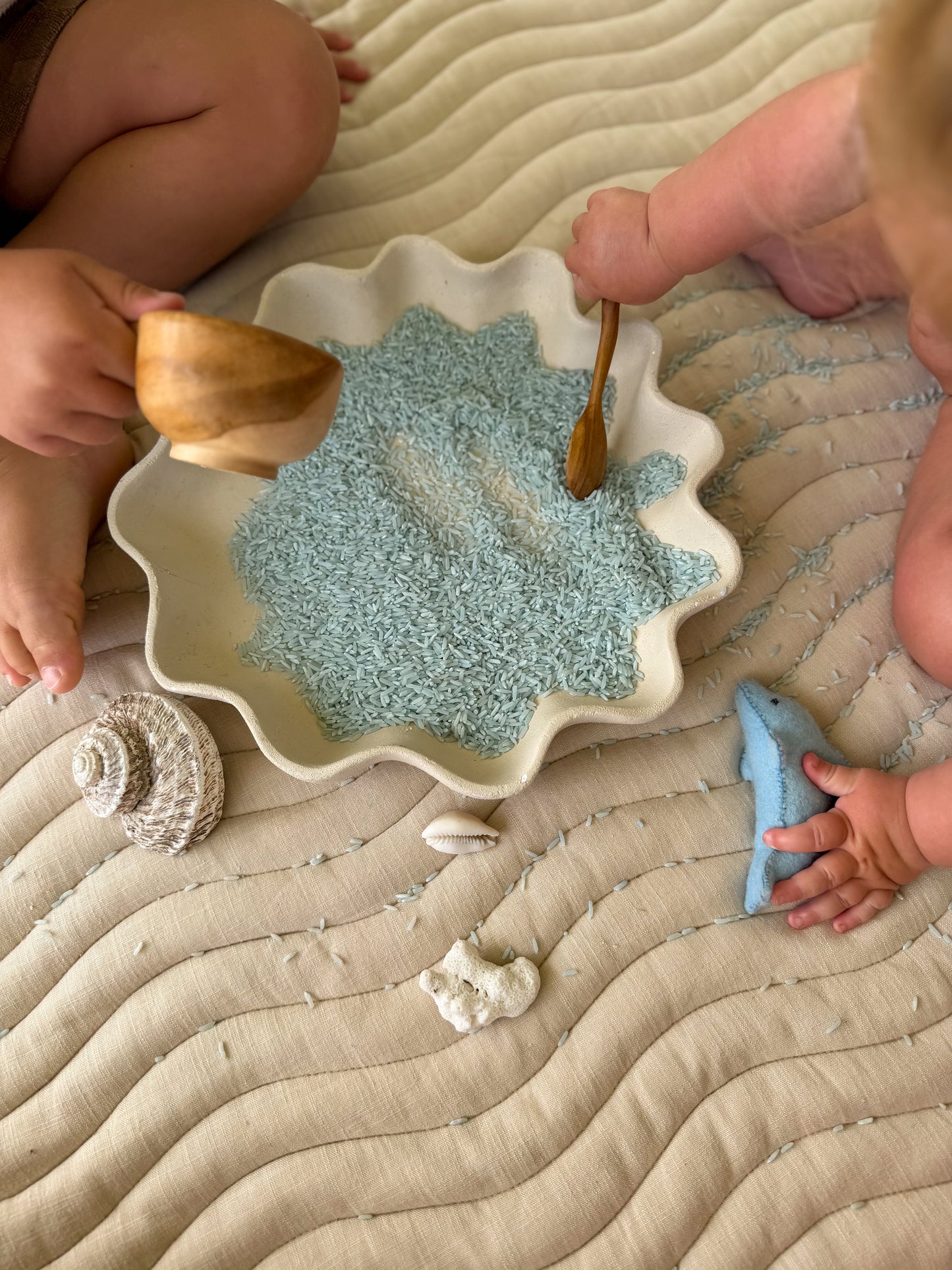 Blue Natural Sensory Rice