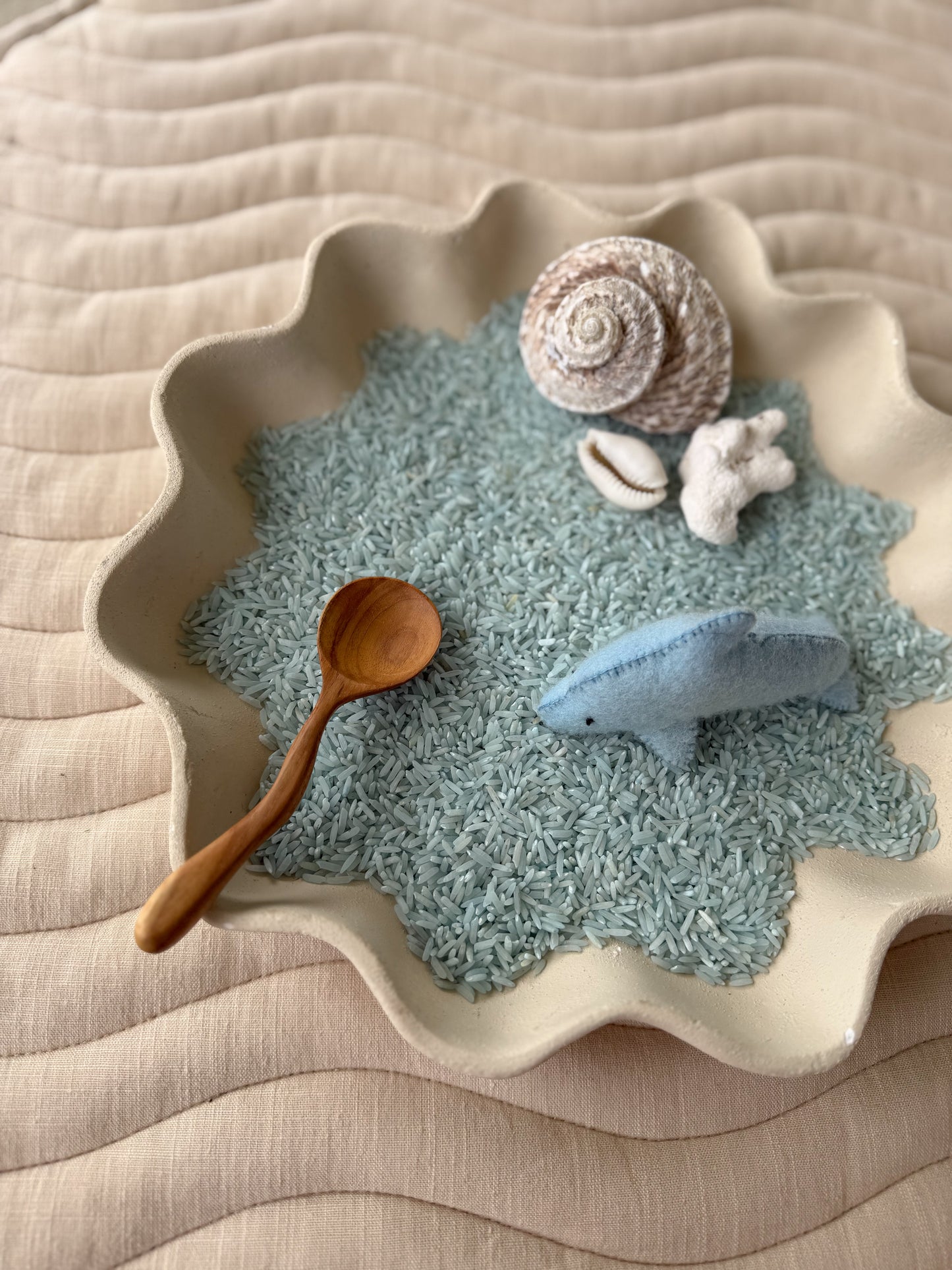 Blue Natural Sensory Rice