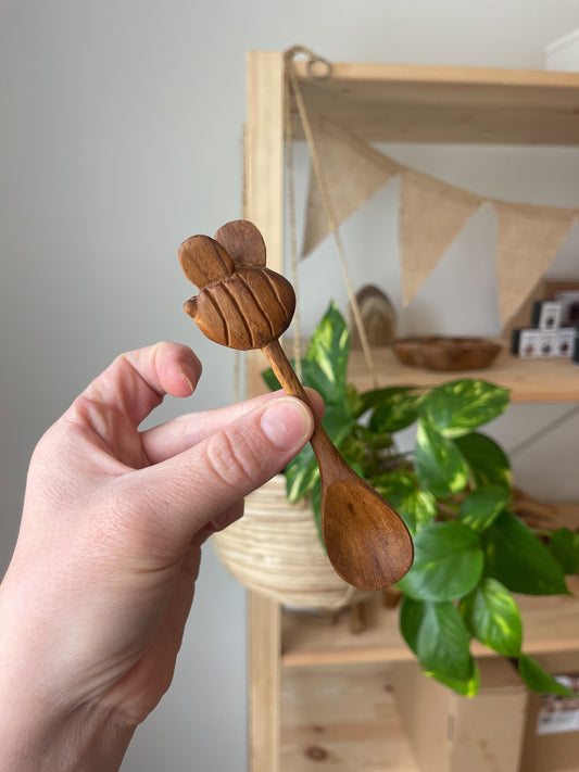 Wooden Bee Spoon